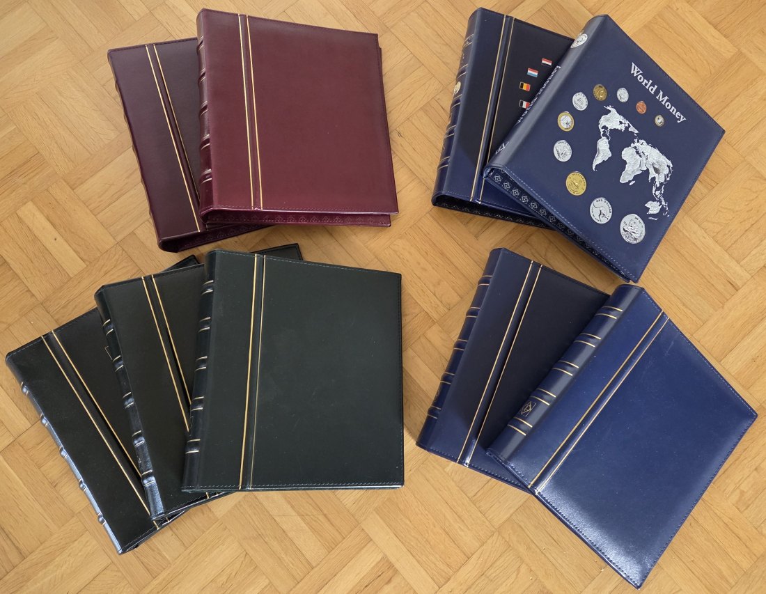  9 Münzalben System Optima   