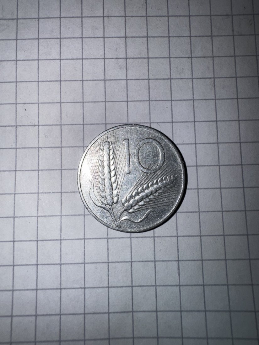 Italien, 10 Lire, 1951