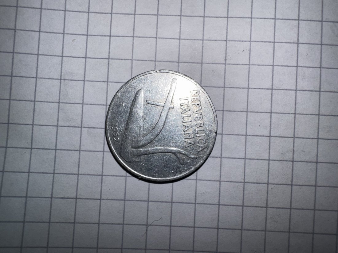  Italien, 10 Lire, 1952   
