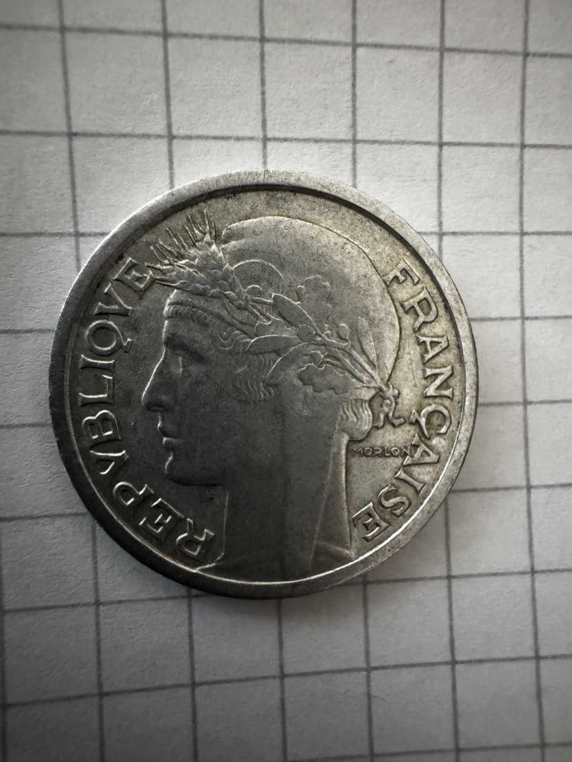  Frankreich, 1 Francs, 1945   