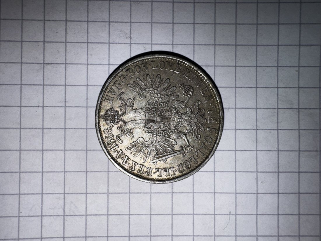  Österreich, 1Florin/1Gulden, 1858(M),   