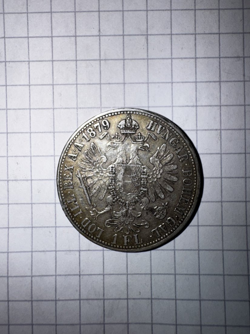  Österreich, 1Florin/1Gulden, 1879   