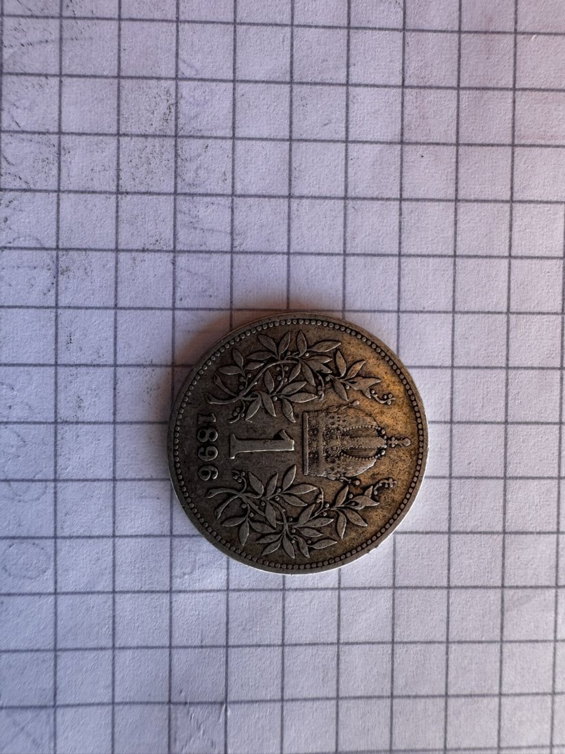  Österreich,1 Krone, 1896   