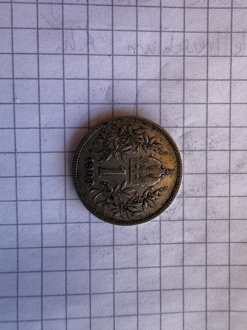  Österreich, 1 Krone, 1903   