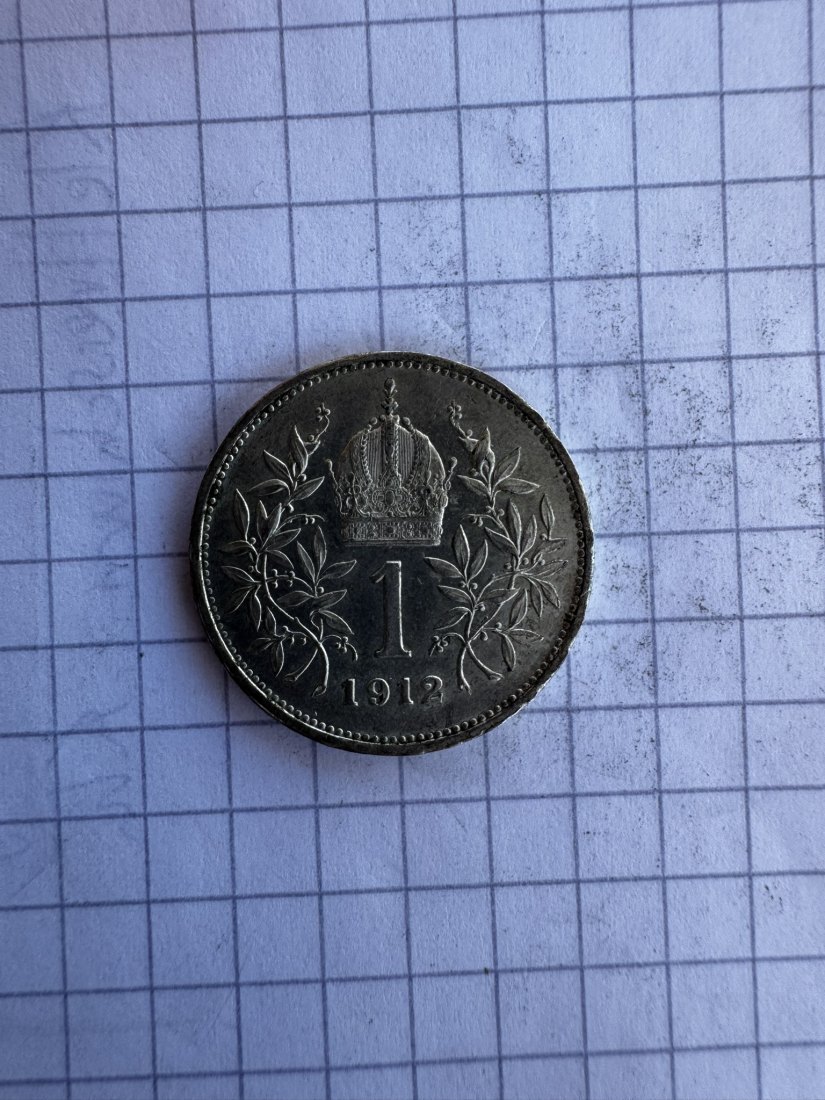  Österreich, 1 Krone, 1912   