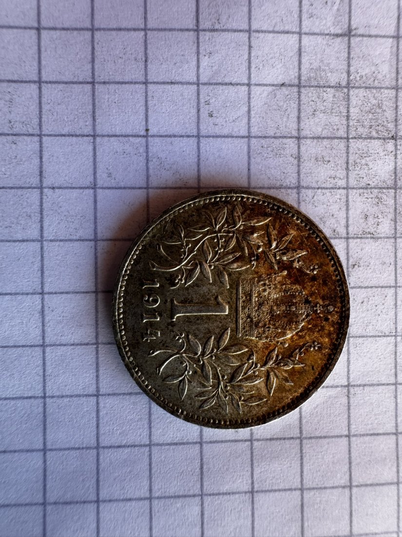  Österreich, 1 Krone, 1914   