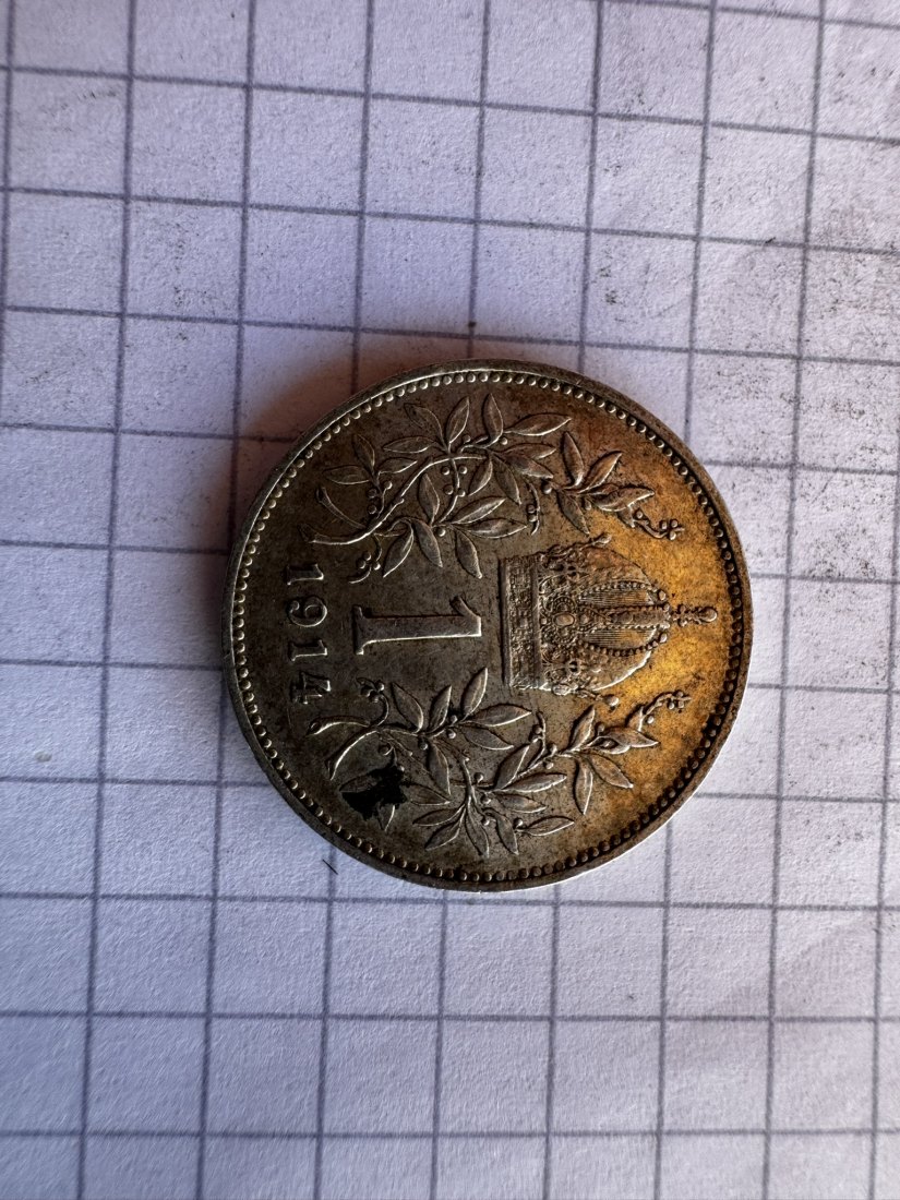  Österreich, 1 Krone, 1914   