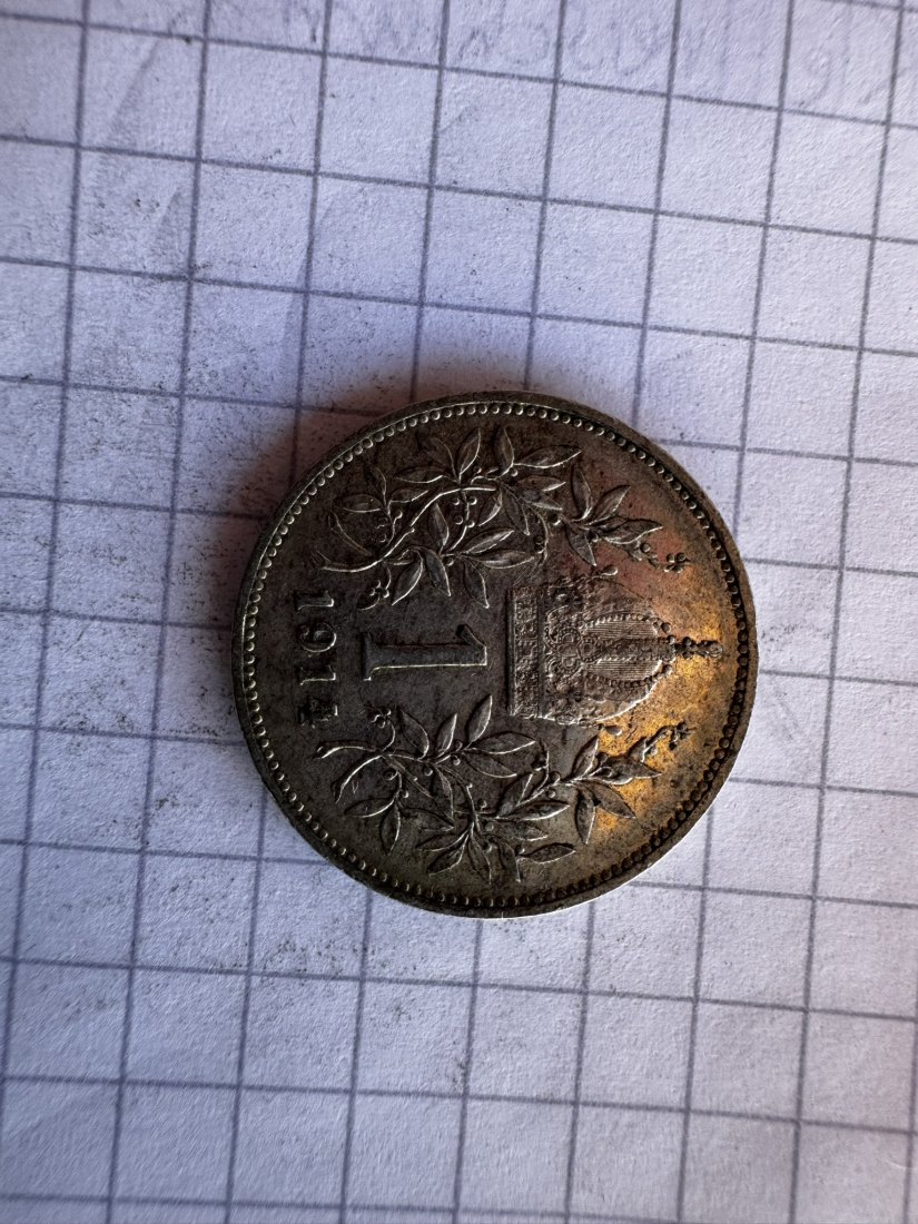  Österreich, 1 Krone, 1914   