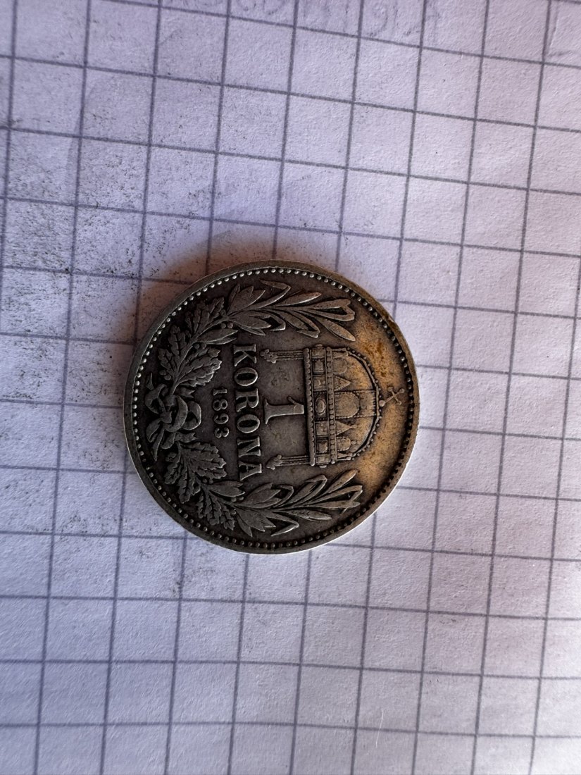  Ungarn, 1 Krone, 1893   