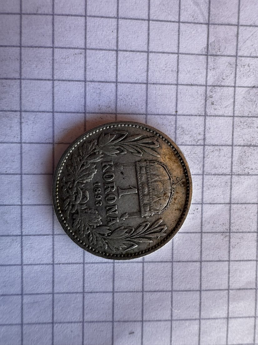  Ungarn, 1 Krone, 1893   