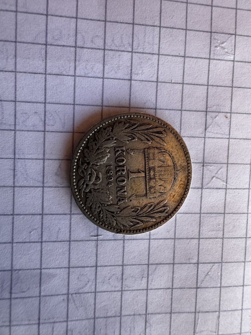  Ungarn, 1 Krone, 1894   