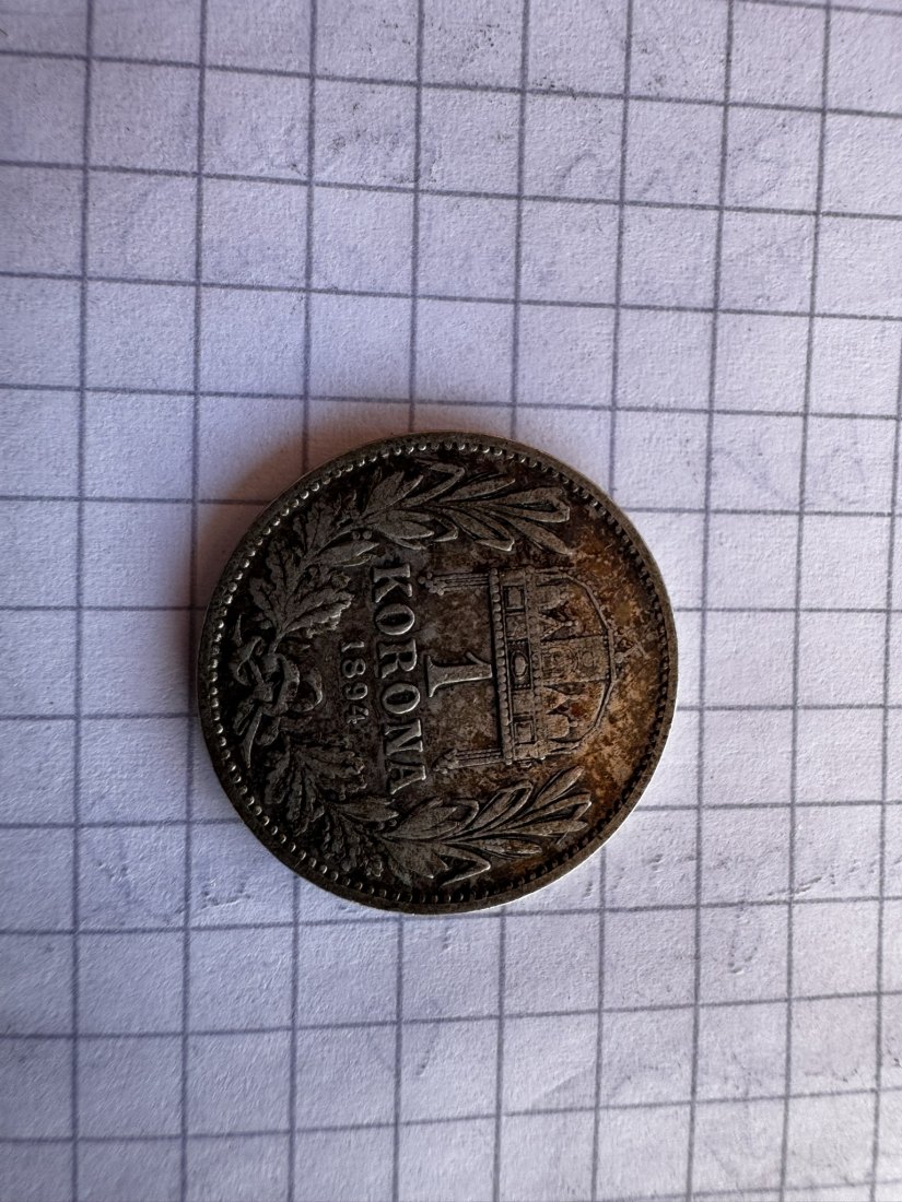  Ungarn, 1 Krone, 1894   