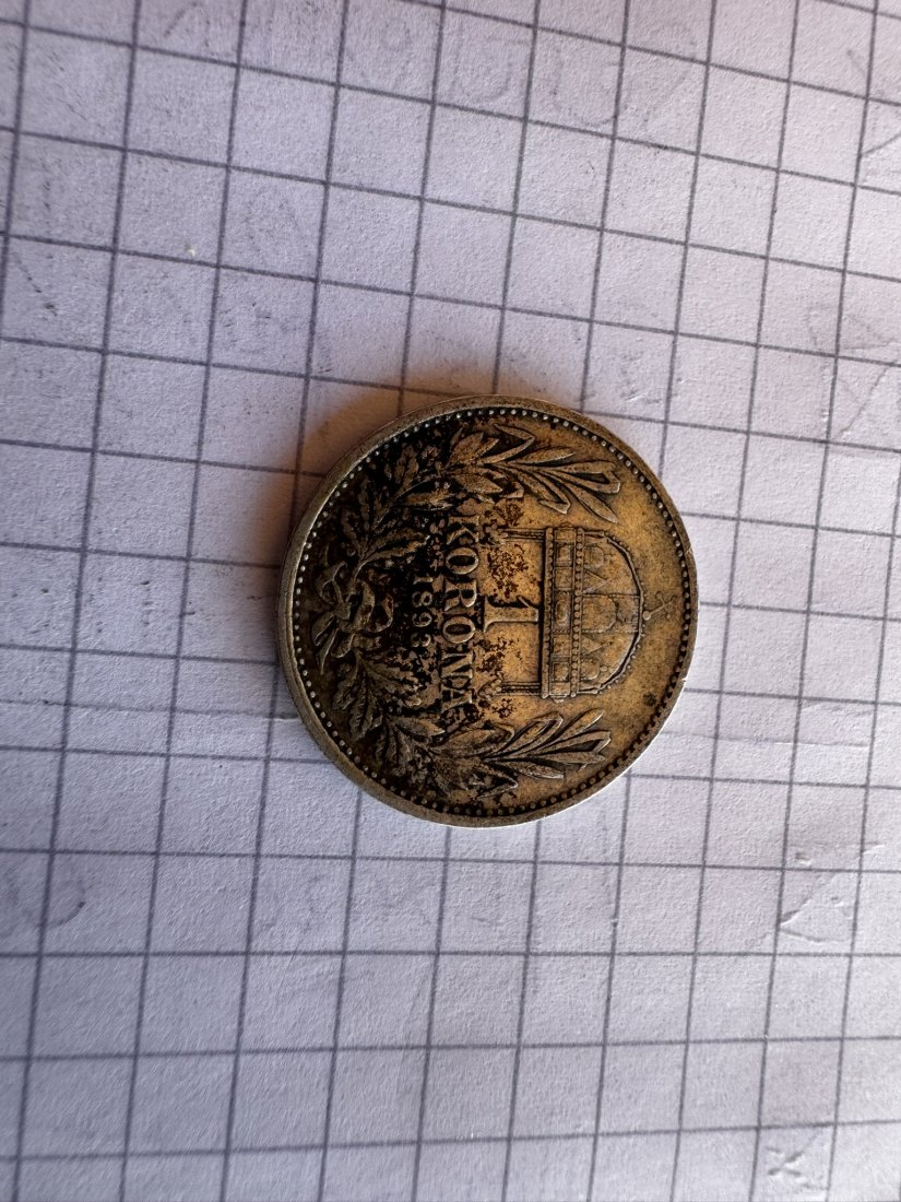  Ungarn, 1 Krone, 1893   