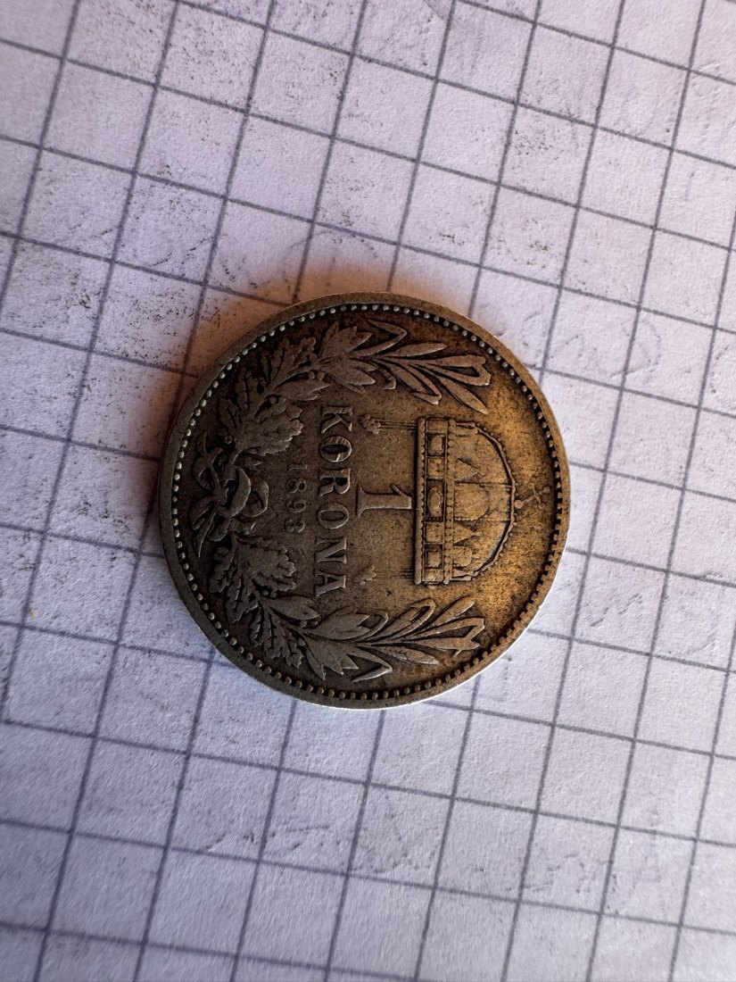  Ungarn, 1 Krone, 1893   