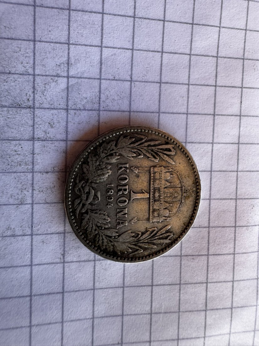  Ungarn, 1 Krone, 1894   