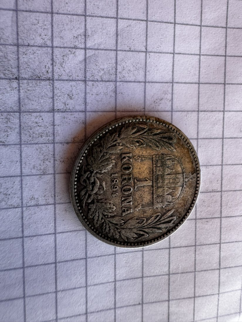  Ungarn, 1 Krone, 1894   