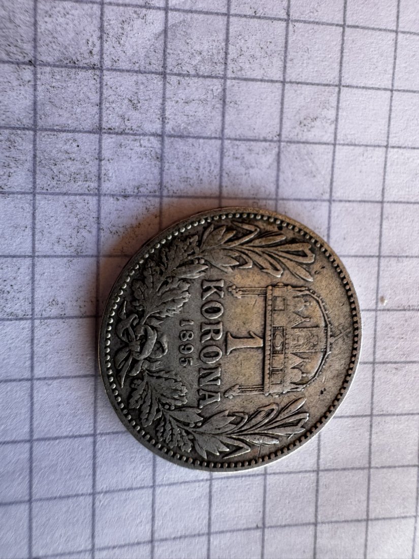  Ungarn, 1 Krone, 1895   
