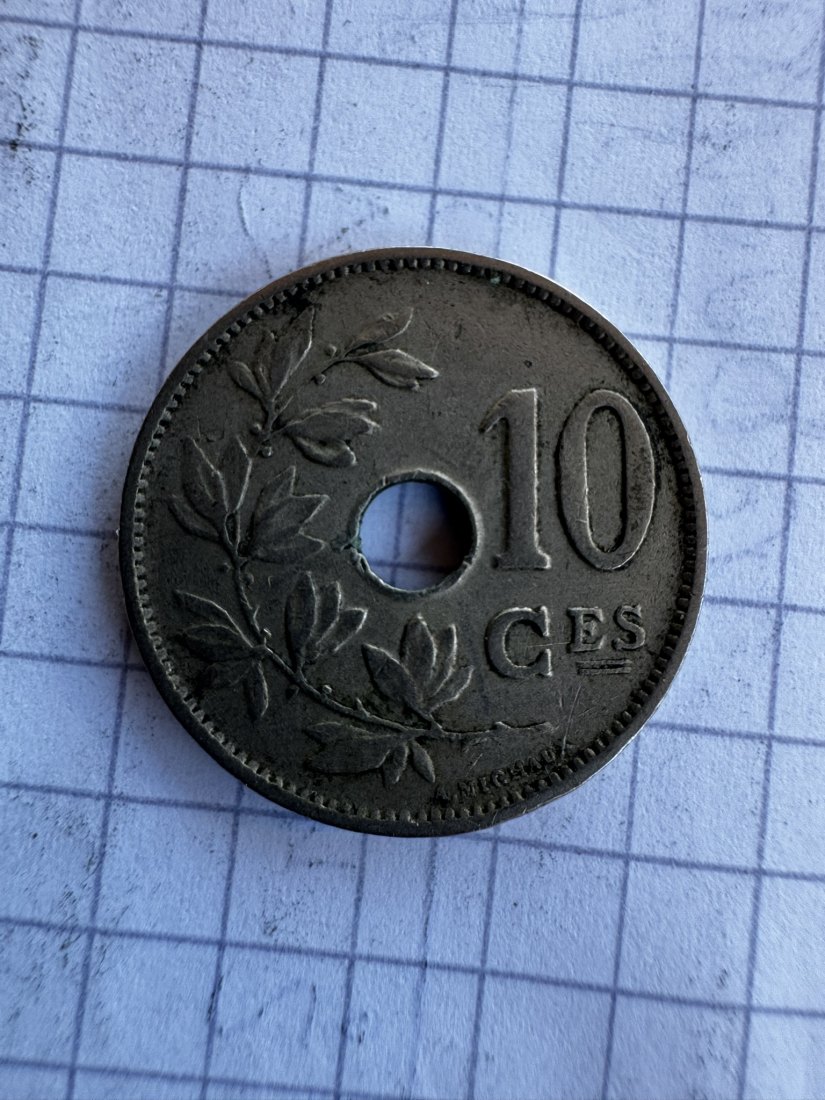 Belgien, 10 Centimes,1928