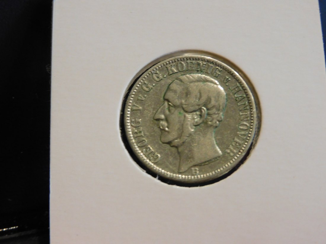  GERMANY 1/6 THALER 1860 HANNOVER.GRADE-PLEASE SEE PHOTOS.   