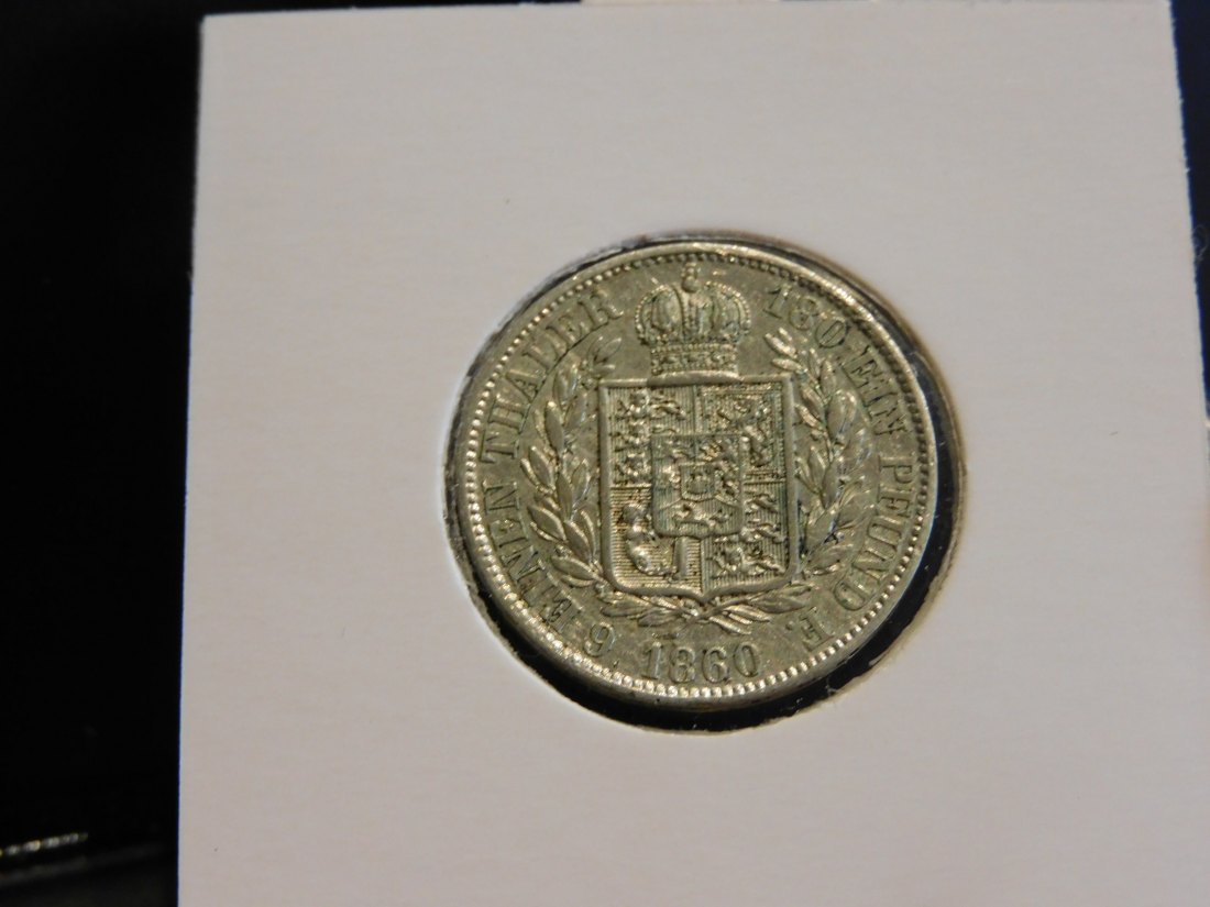  GERMANY 1/6 THALER 1860 HANNOVER.GRADE-PLEASE SEE PHOTOS.   