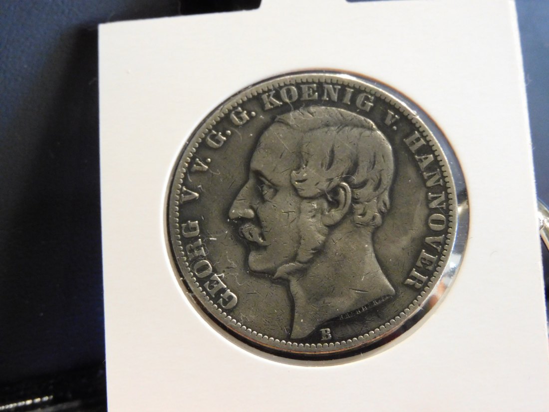  GERMANY 1 THALER 1863 HANNOVER.GRADE-PLEASE SEE PHOTOS.   