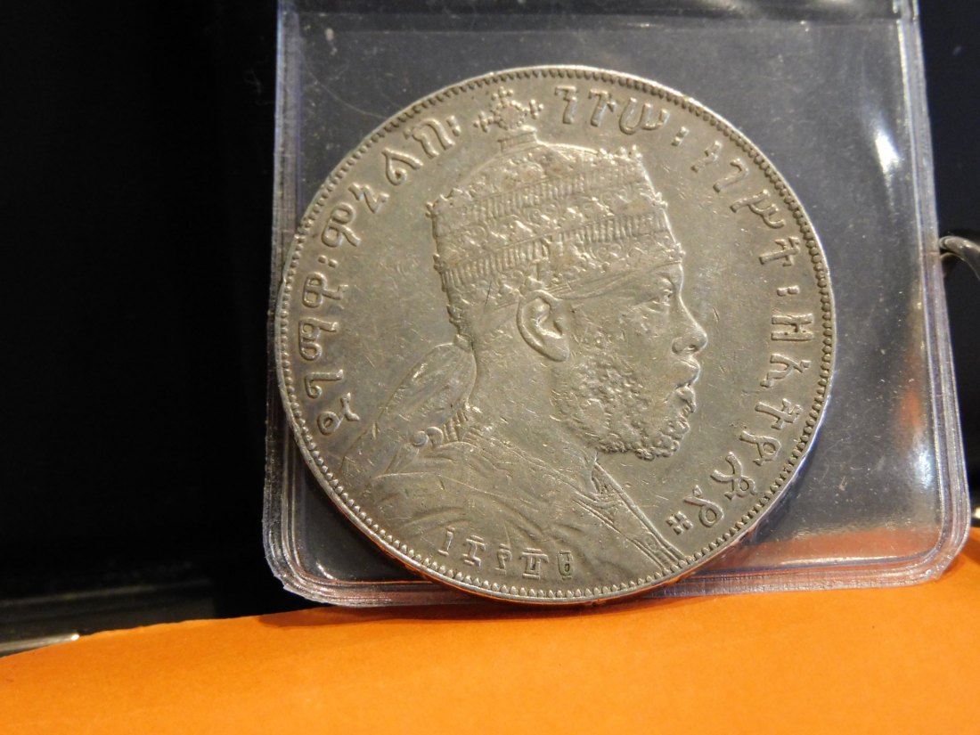  ETHIOPIA 1 BIRR 1889.GRADE-PLEASE SEE PHOTOS.   