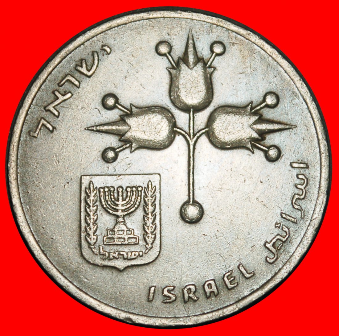  Ⰺ FRUCHT DER VENUS (1967-1980): PALÄSTINA (israel) ★ 1 LIRA 5735 (1975) STERNE!★OHNE VORBEHALT!   