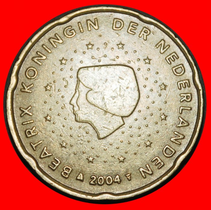  Ⰺ NORDIC GOLD (1999-2026): NETHERLANDS ★ 20 EURO CENTS 2004 DIE A! ★LOW START ★ NO RESERVE!   