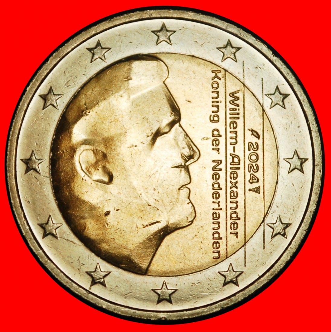  Ⰺ PORTRAIT (2014-2025): NETHERLANDS ★ 2 EUROS 2024 WILLIAM-ALEXANDER (2013-)★LOW START ★ NO RESERVE!   