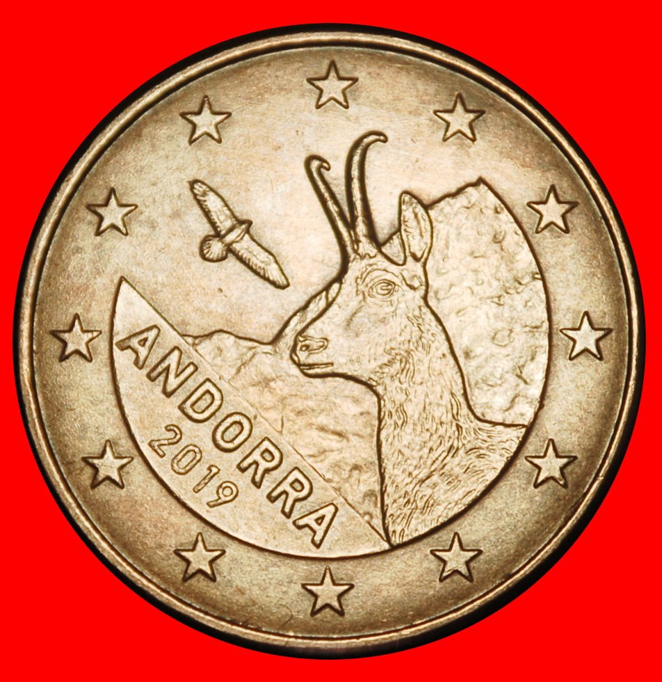  Ⰺ FRANCE AND SPAIN (2014-2025): ANDORRA ★ 5 EURO CENTS 2019! UNCOMMON!★LOW START ★ NO RESERVE!   