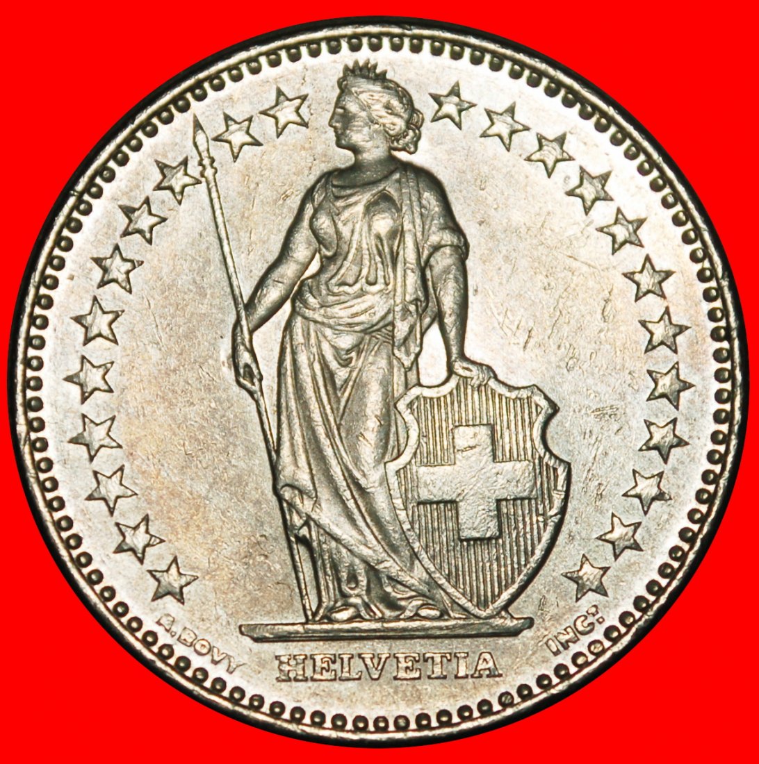  Ⰶ WITH STAR (1875-2025): SWITZERLAND ★ 2 FRANCS 2012B! DIES II E! ★LOW START ★ NO RESERVE!   