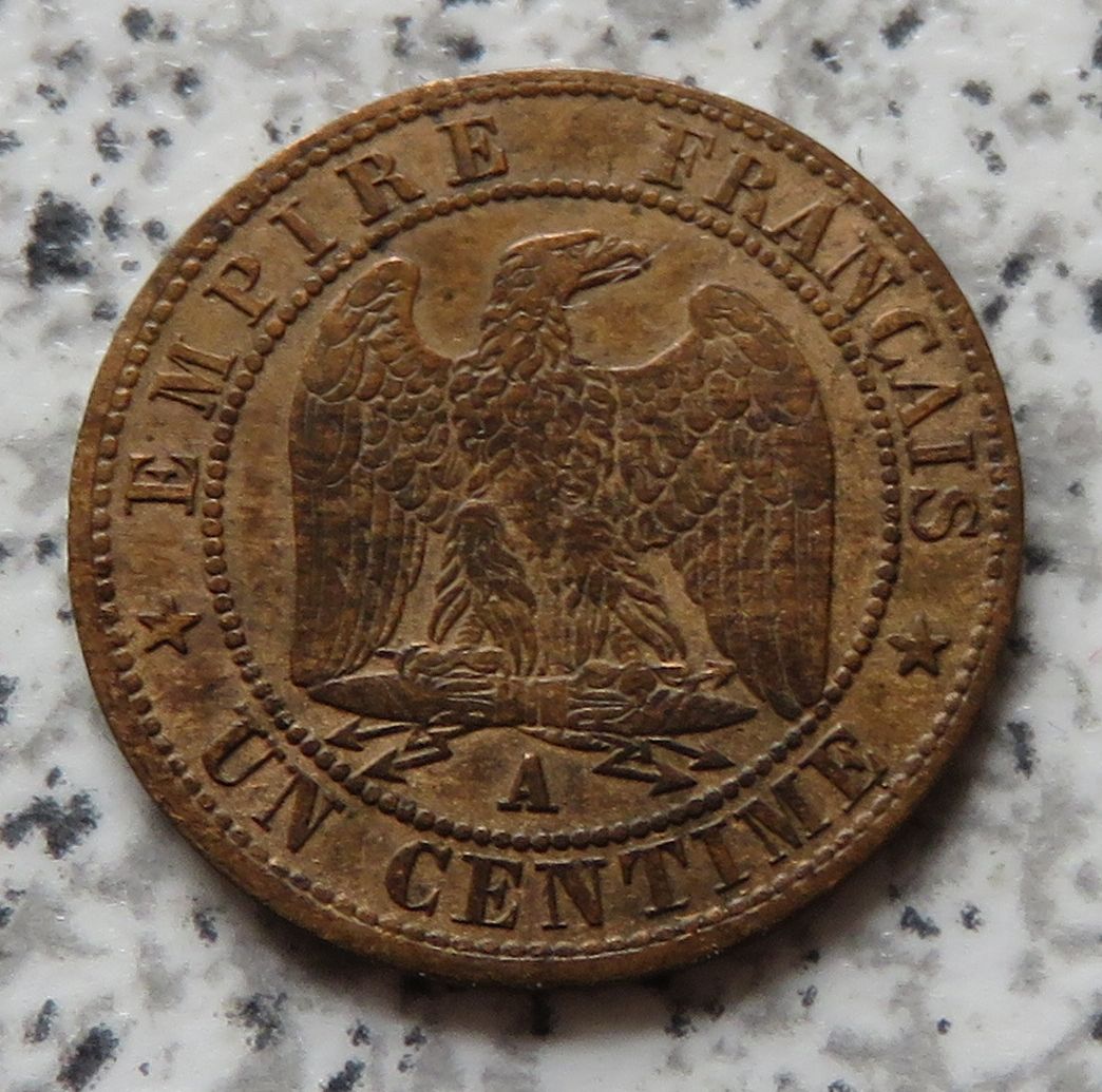  Frankreich 1 Centime 1861 A   