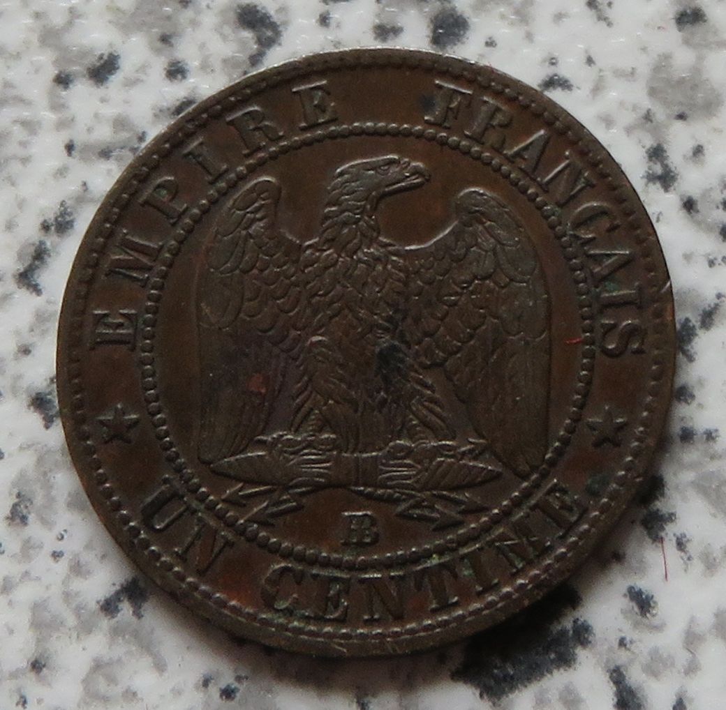  Frankreich 1 Centime 1861 BB   