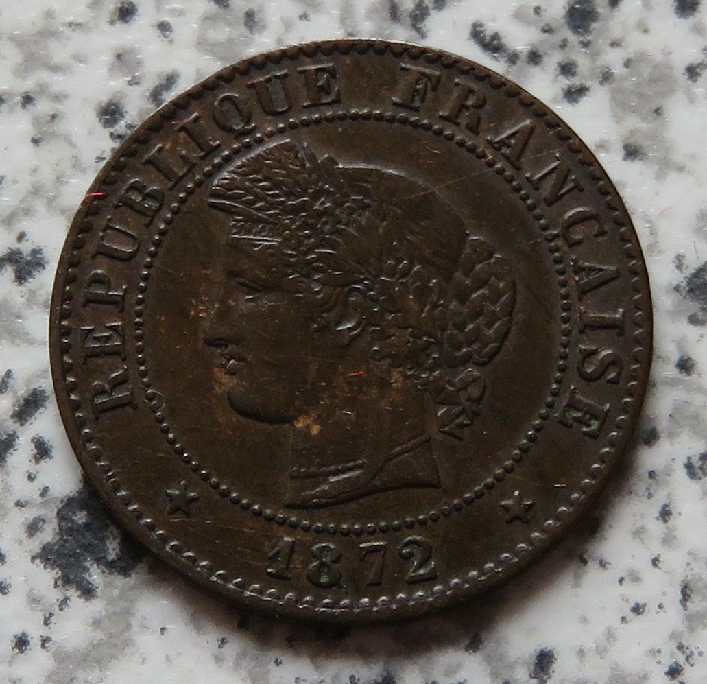  Frankreich 1 Centime 1872 A   