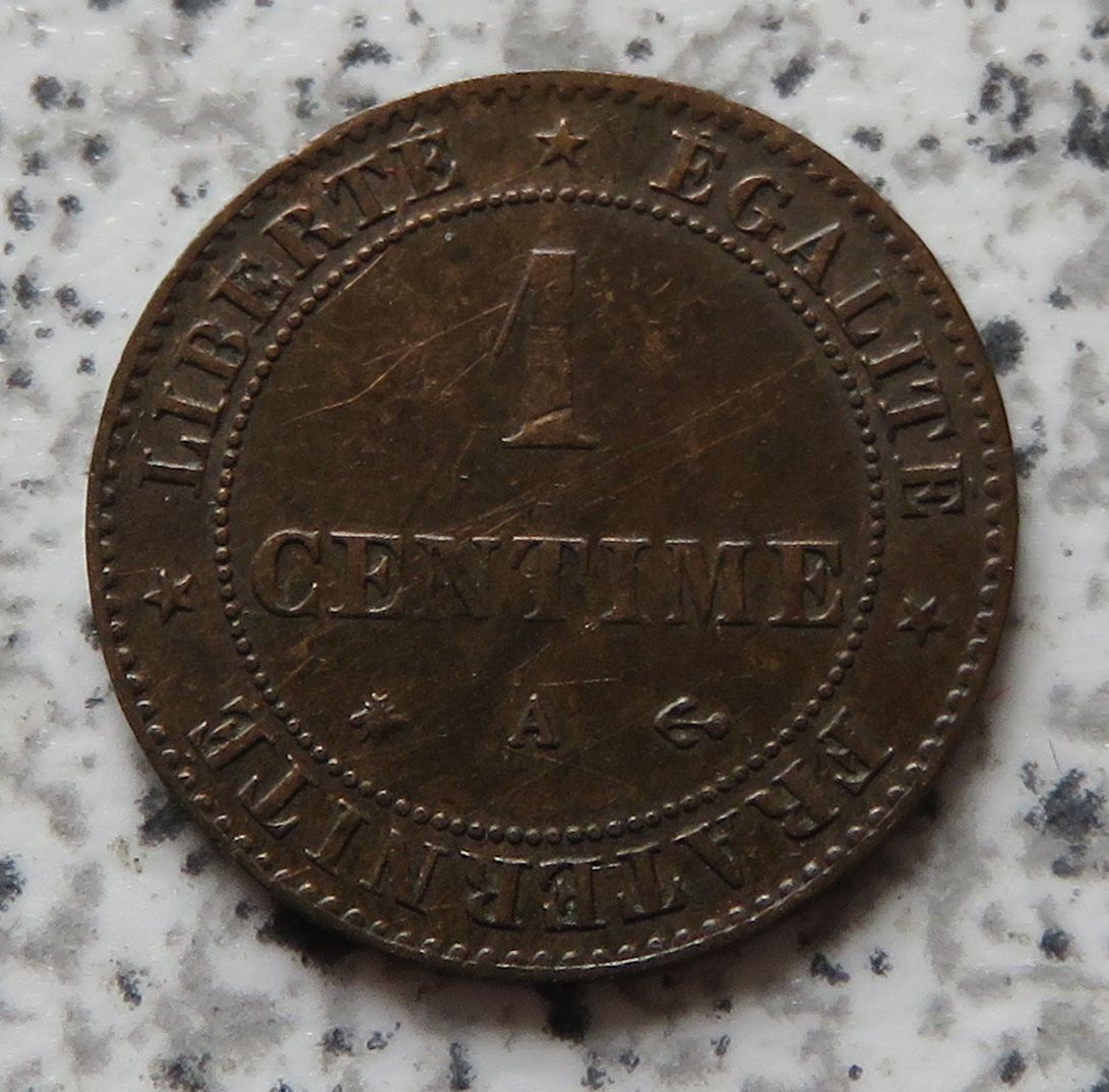  Frankreich 1 Centime 1872 A   