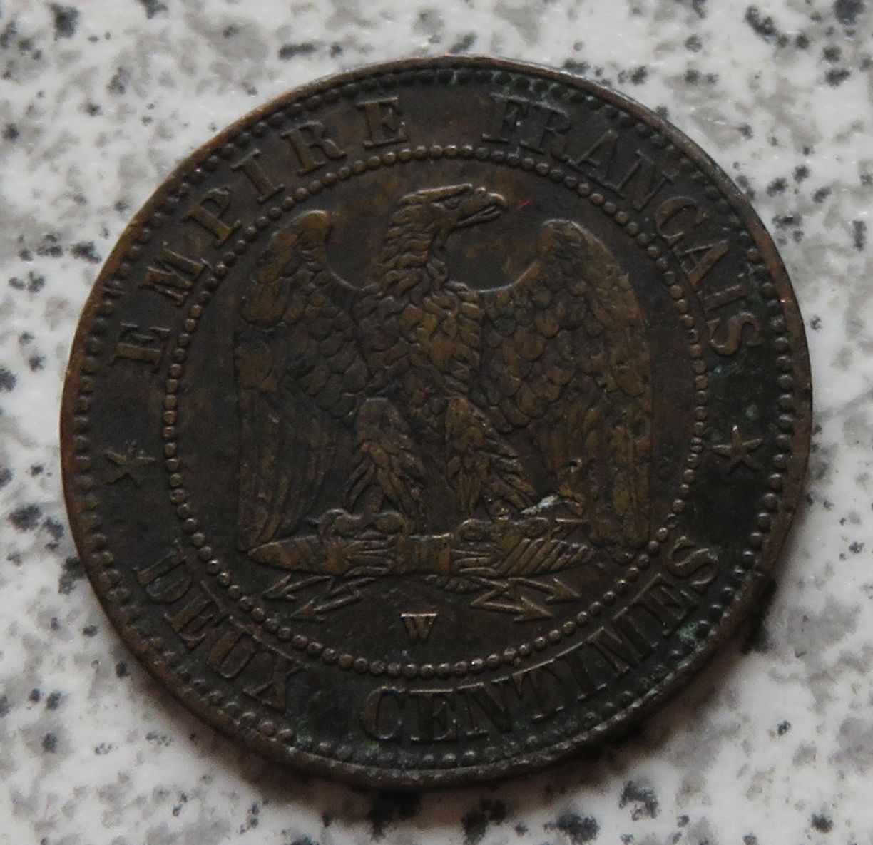  Frankreich 2 Centimes 1856 W   