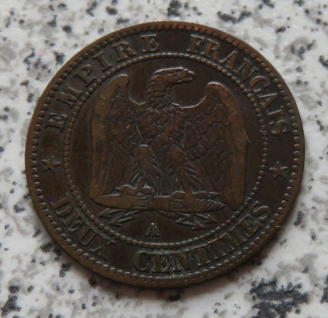  Frankreich 2 Centimes 1857 A   