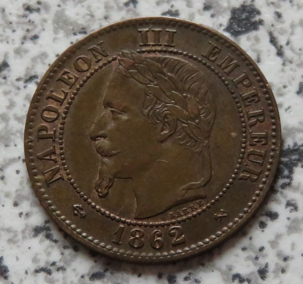  Frankreich 2 Centimes 1862 K   