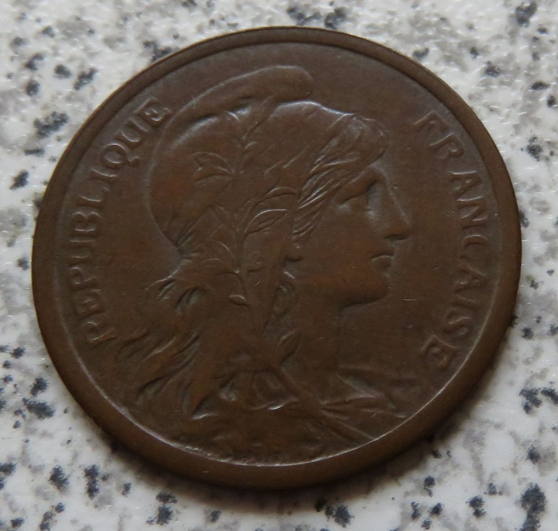  Frankreich 2 Centimes 1911   