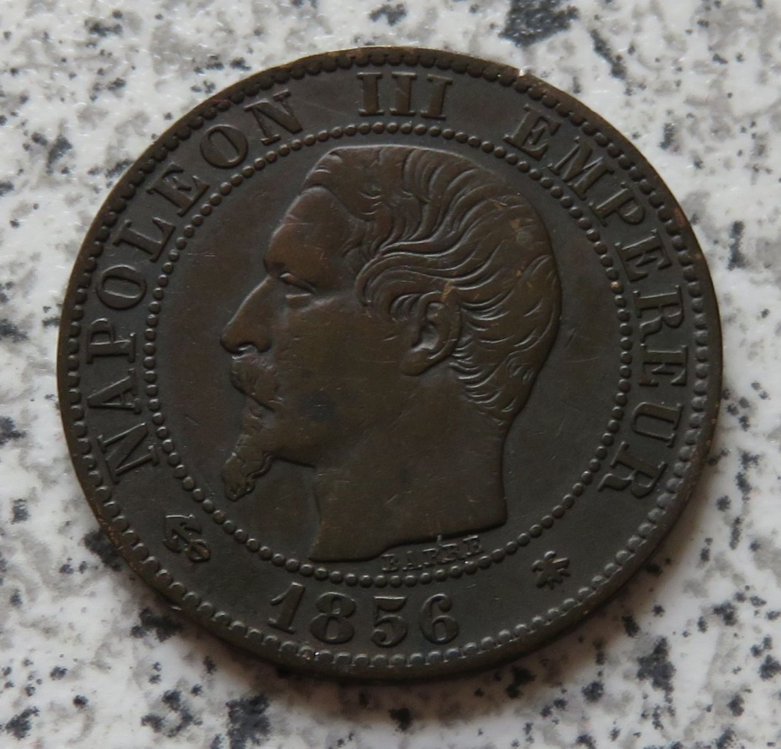  Frankreich 5 Centimes 1856 BB   
