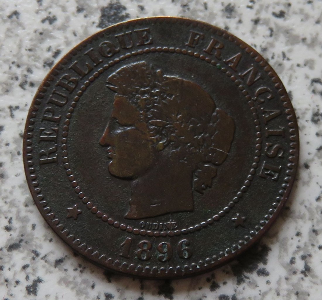  Frankreich 5 Centimes 1896 A   