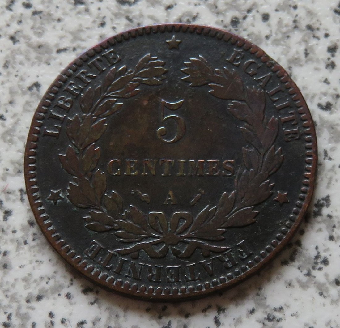  Frankreich 5 Centimes 1896 A   