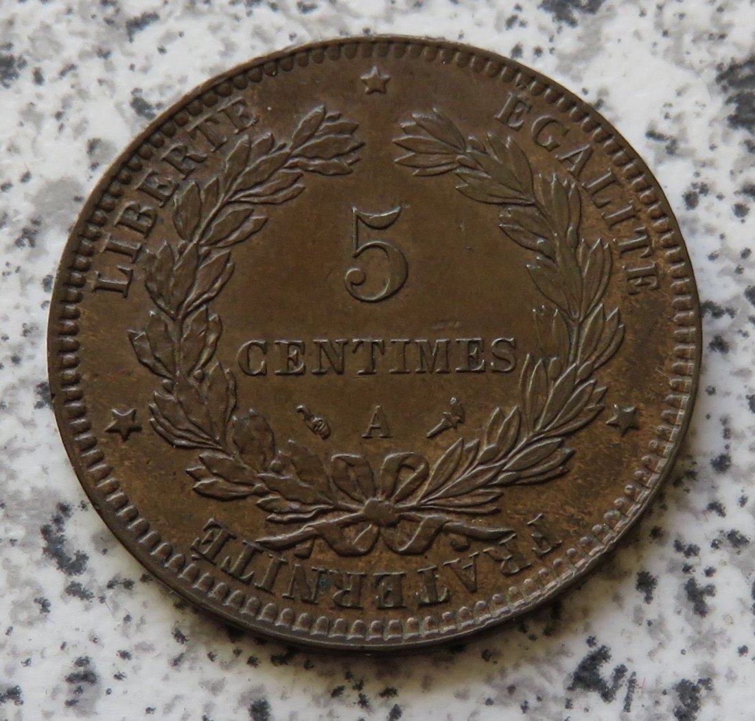  Frankreich 5 Centimes 1897 A   