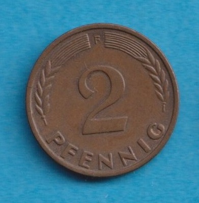  Deutschland 2 Pfennig 1960 F   