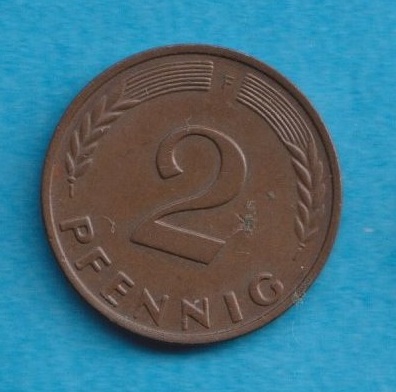  Deutschland 2 Pfennig 1964 F   