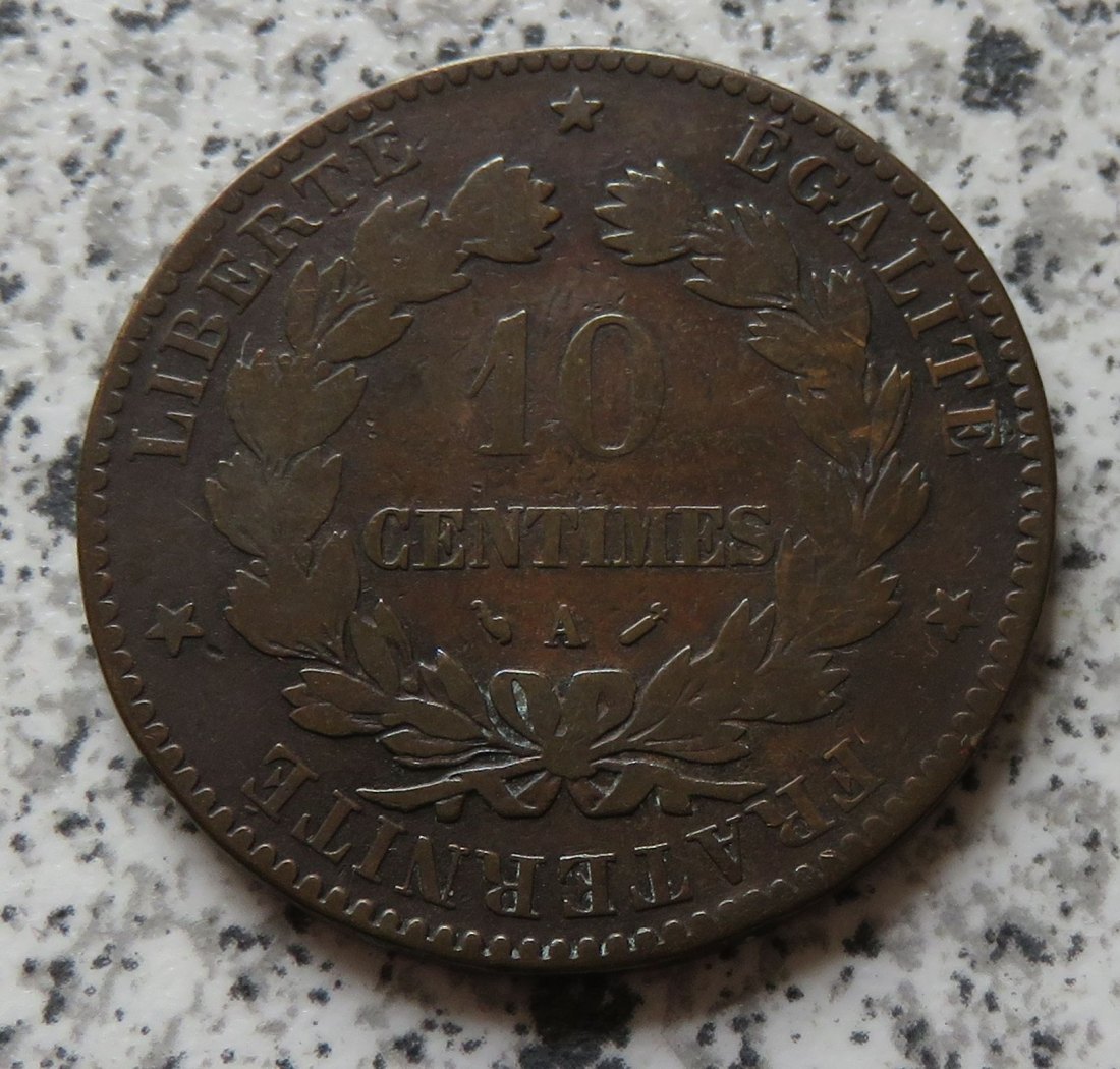  Frankreich 10 Centimes 1883 A   