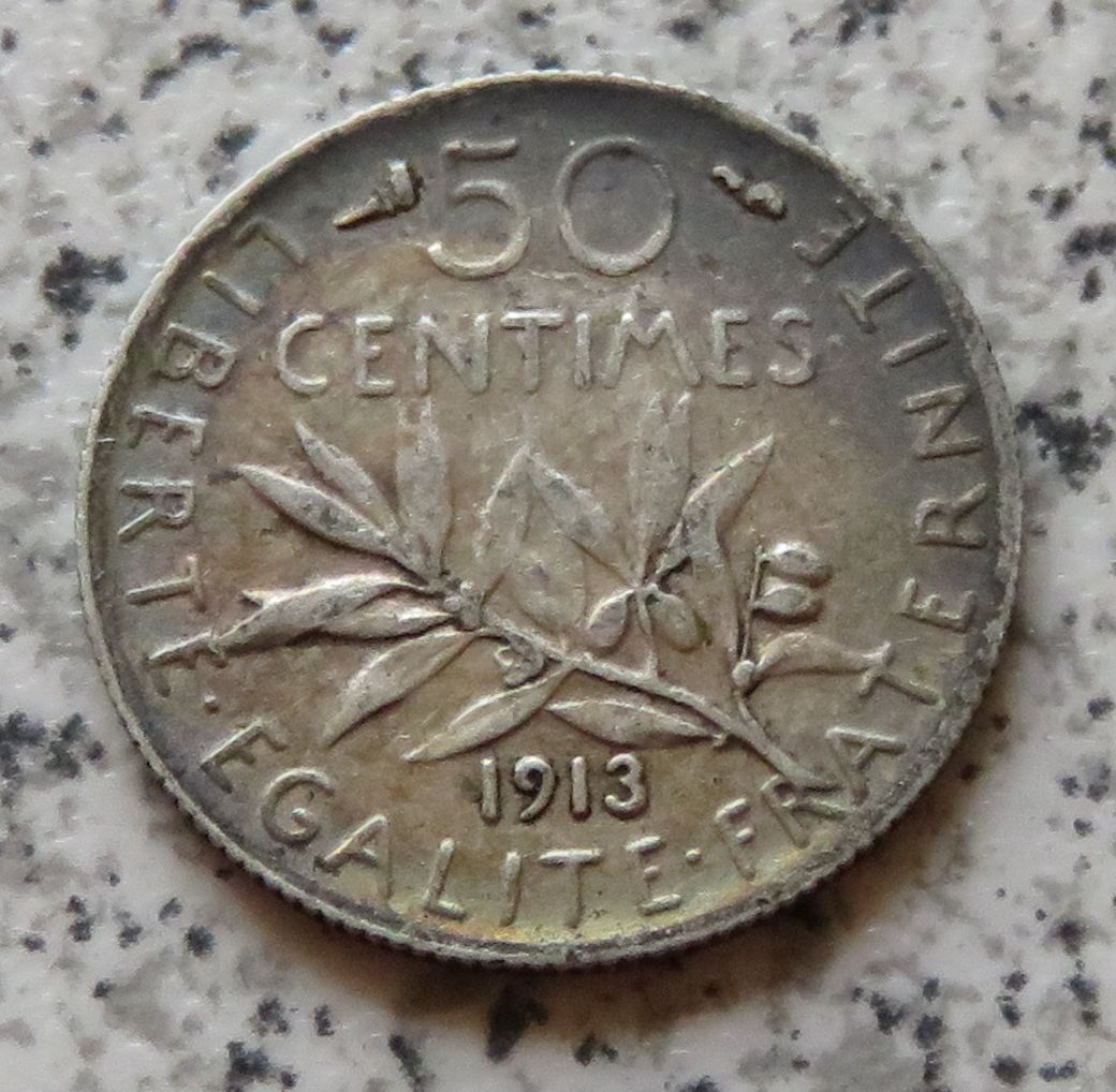  Frankreich 50 Centimes 1913   