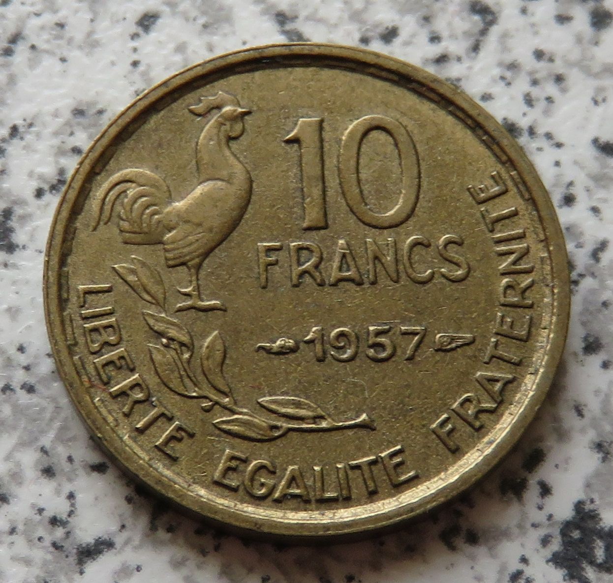  Frankreich 10 Francs 1957   