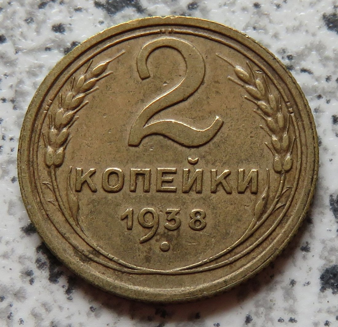  Sowjetunion 2 Kopeken 1938   