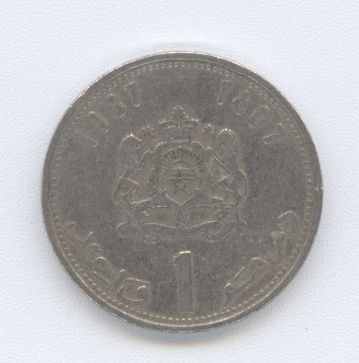  - Marokko 1 Dirham 1987 -   